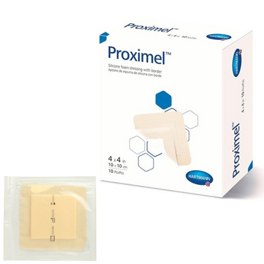Proximel Silicone Foam Dressing Size 7.6x7.6cm - Box/10
