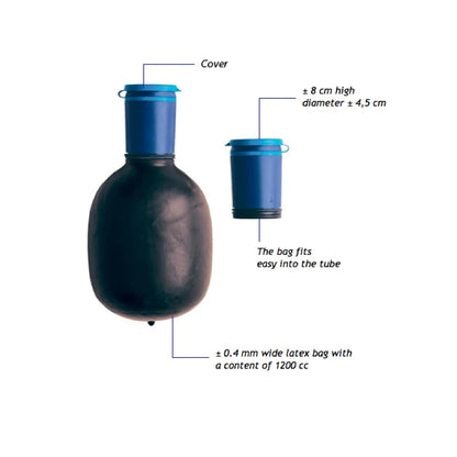 UriBag Portable Latex Male Urinal 1200mL