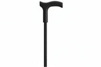 CareQuip Walking Stick Adjustable Crook Handle Black
