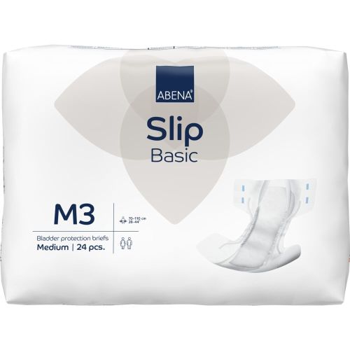 Abena Slip Basic M3 70-110cm 1450mL (Carton of 4 x 22pk)