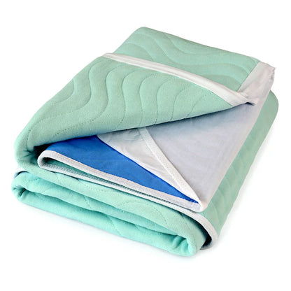 Caretex Aleva Washable Bed Pad (Waterproof) Size 85x90cm - Bound Edge (Absorbs 2L)
