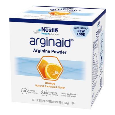 ARGINAID® Arginine Powder 9.2g Sachet Flavor Orange