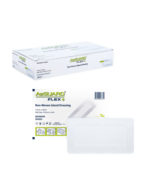AsGUARD Flex + Non-Woven Sterile Island Dressing