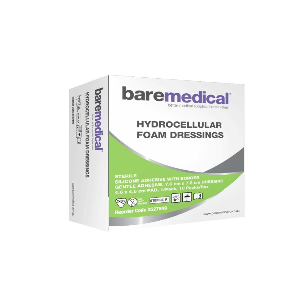 Baremedical Hydrocellular Foam Dressing with Border
