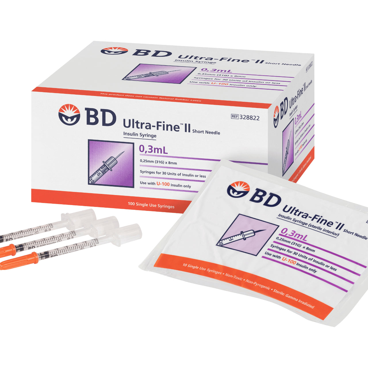 BD Ultra-Fine II Insulin Syringe
