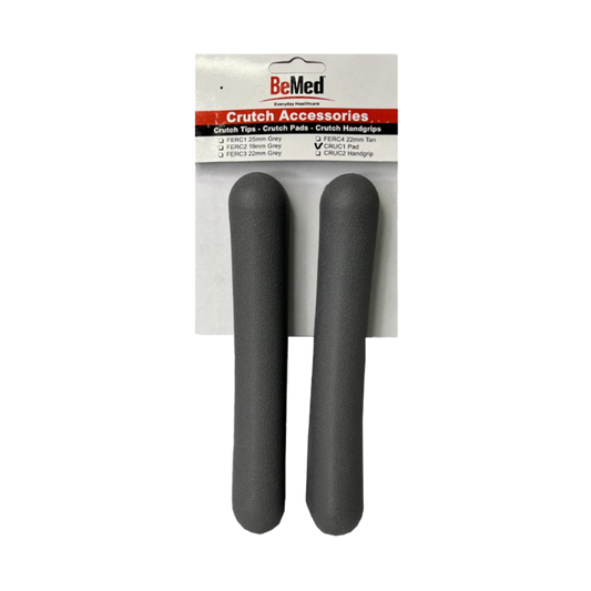 BeMed Crutch Pad - Pack of 2, soft cushioned pads for crutch armrests.