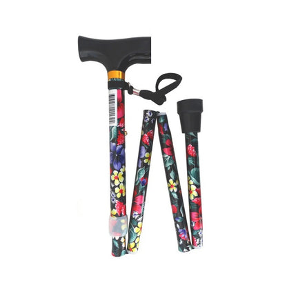 BeMed Folding Walking Stick 33-37"