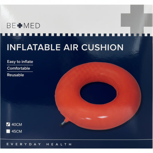 BeMed Inflatable Air Cushion 40cm for pressure relief and seating comfort.