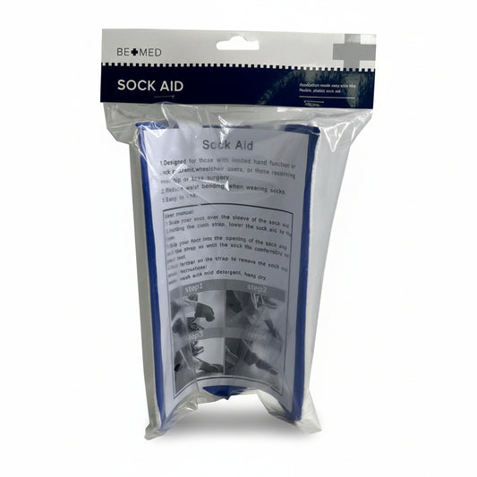 BeMed Sock Aid device for easy sock assistance.