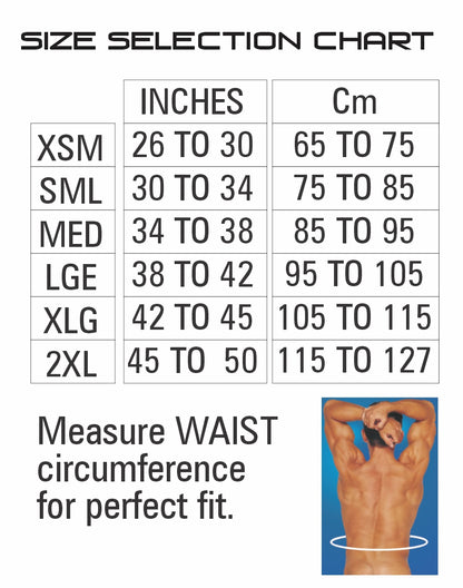 Bodyassist Abdominal Belt White