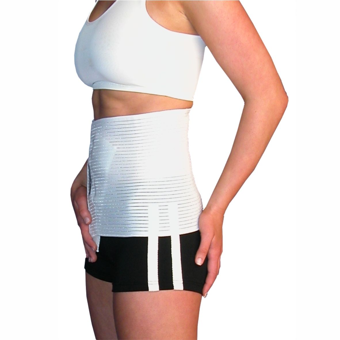Bodyassist Abdominal Belt White