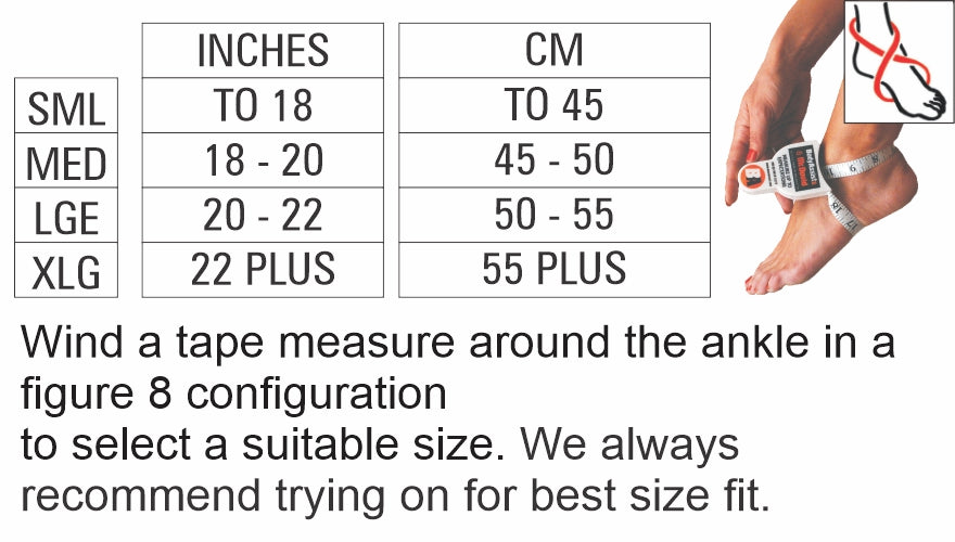 Bodyassist Adjustable Elastic Ankle Brace