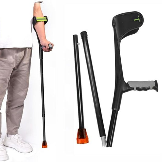 Bodyassist Adjustable Euro Forearm Crutch - Single with Elbow Strap