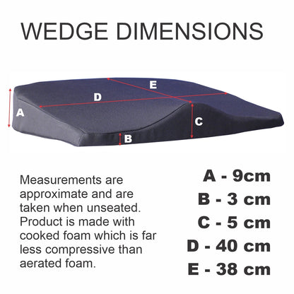 Bodyassist Deluxe Seat Wedge Cushion