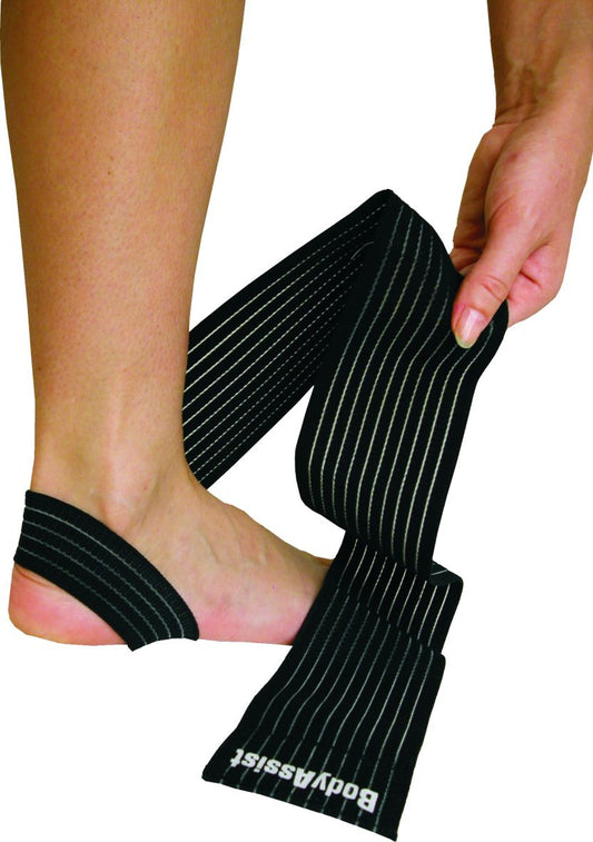 Bodyassist Elastic Ankle Wrap w/Heel Loop Anchor