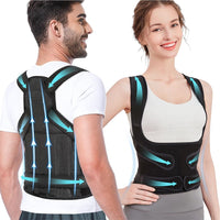 Bodyassist Posture Correction Back Brace - Black