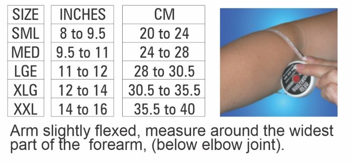 Bodyassist Thermal Tennis Elbow Sleeve Black