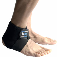 Bodyassist Thermal Ankle Wrap + Stabilisers Black