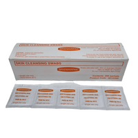 Briemar Alcohol 70% & Chlorhexidine 2% Prep Pads (Box of 200)