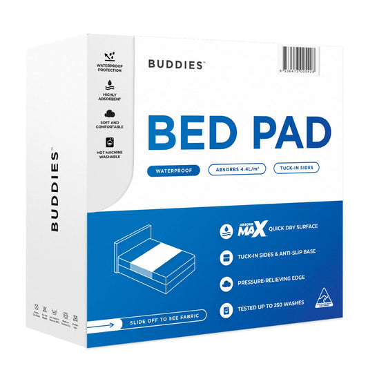 Buddies Absorb-Max Bed Pad with Tuck-Ins