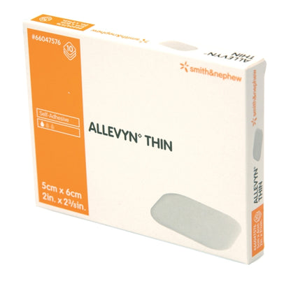 Allevyn Thin Dressing Size 5 x 6 cm - Box/10