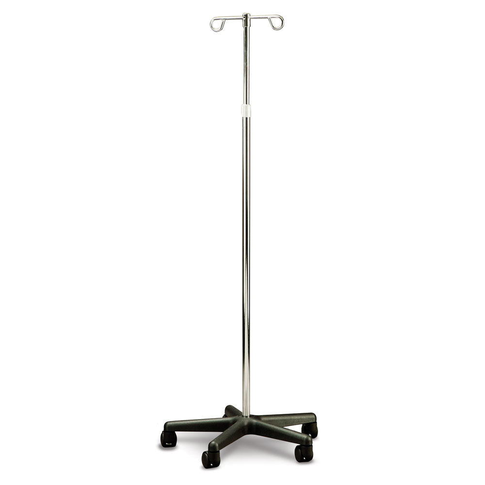 CareQuip IV Pole Stand - Mobile Adjustable Economy