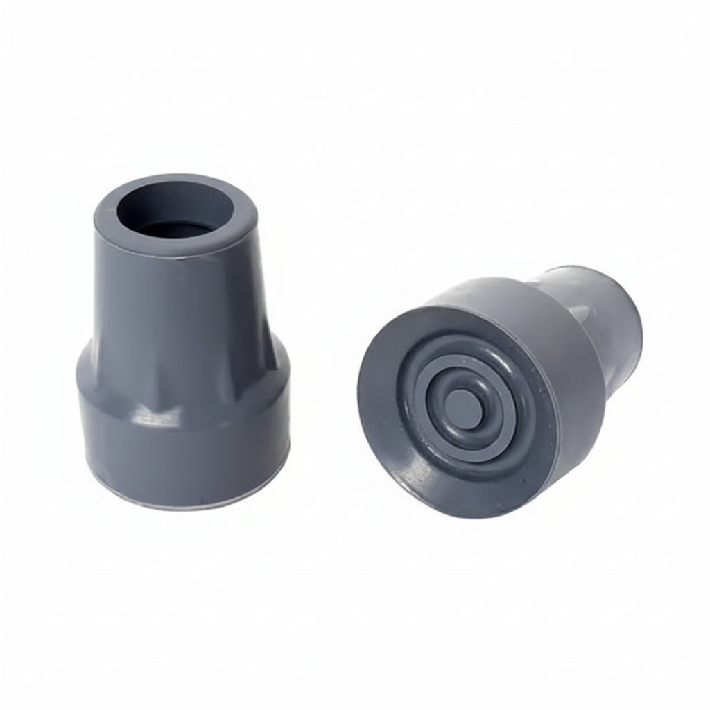 CareQuip crutch tip 22mm Z22 grey replacement tip supplied individually.