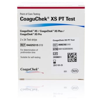 CoaguChek XS PT Test Strips - Box of 48