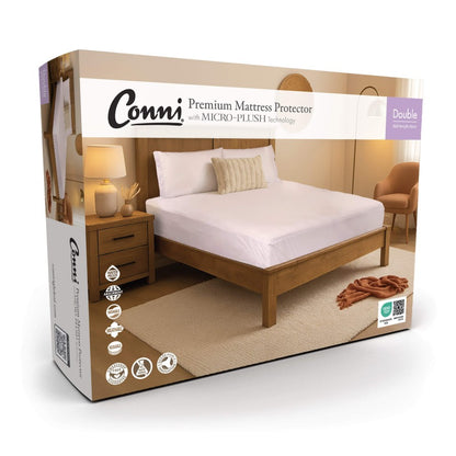 Conni Premium Waterproof Mattress Protector with Micro-Plush (Each)