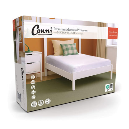 Conni Premium Waterproof Mattress Protector with Micro-Plush (Each)