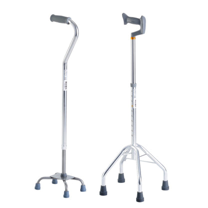 Comparison of narrow and wide base quad cane feet for stability
