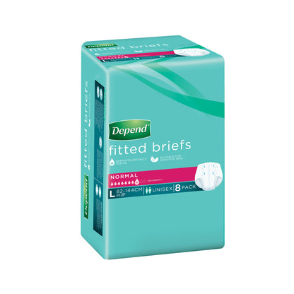 Depend Fitted Briefs Normal