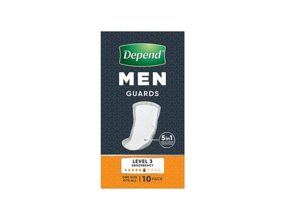 Depend Guards for Men Level 3 - Carton of 2 x 10pk