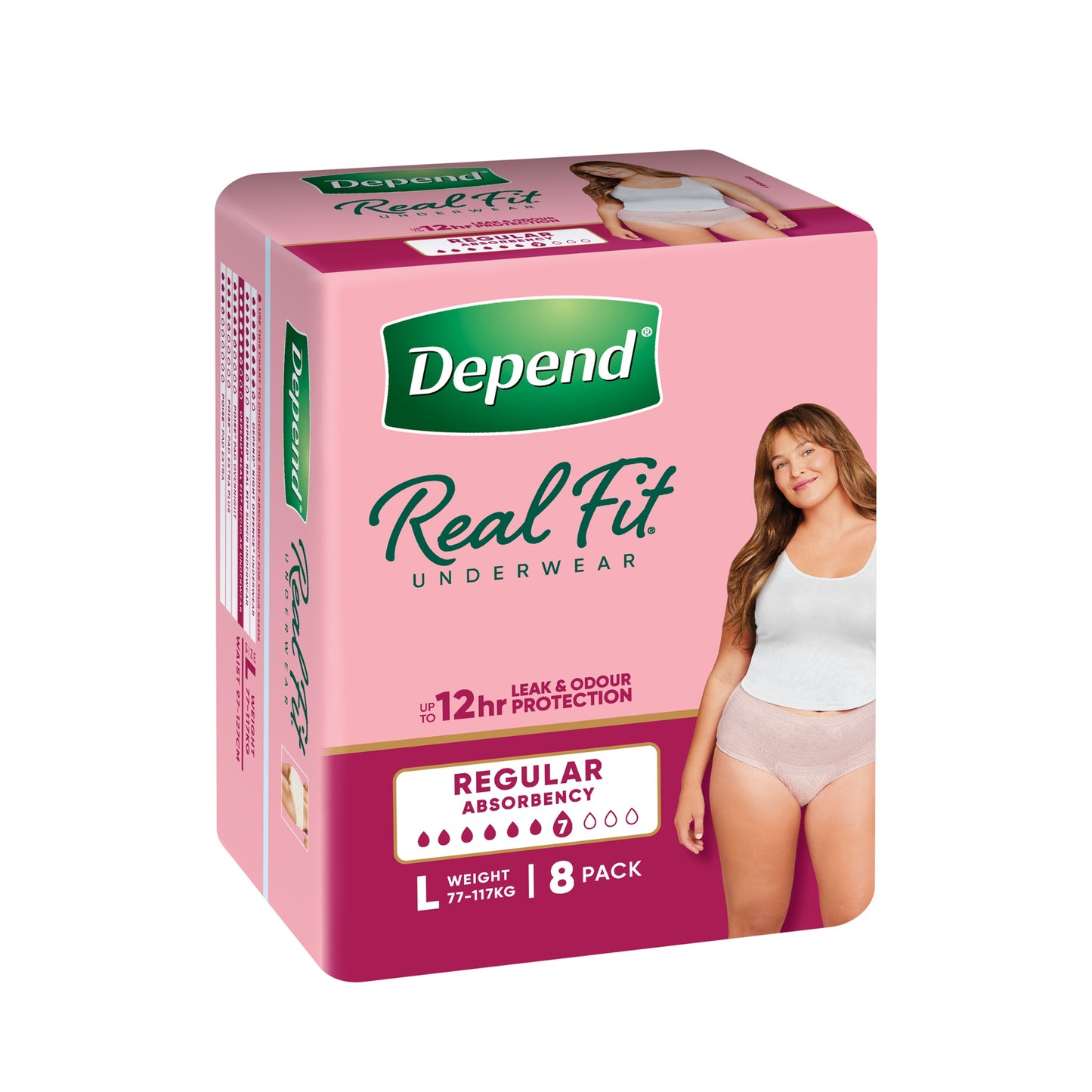 Depend Real Fit Regular Underwear for Women