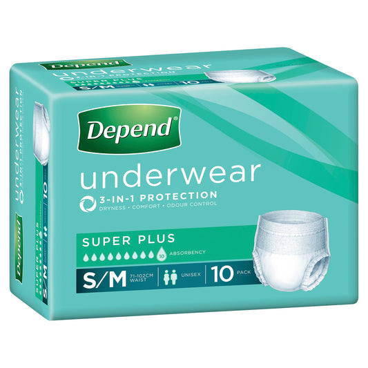 Depend Unisex Underwear Super Plus