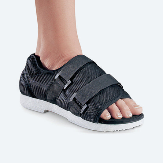 DonJoy men’s surgical shoe with loop and lock closure straps and foam mesh upper