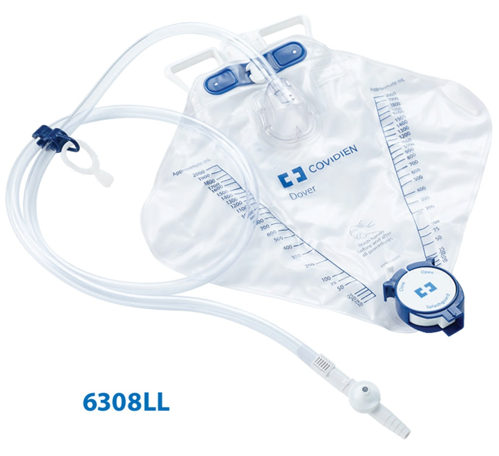 Dover Urine Drainage Bag with Spout 2000mL - Box of 20
