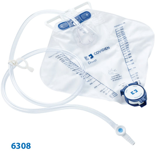 Dover Urine Drainage Bag with Spout 2000mL - Box of 20