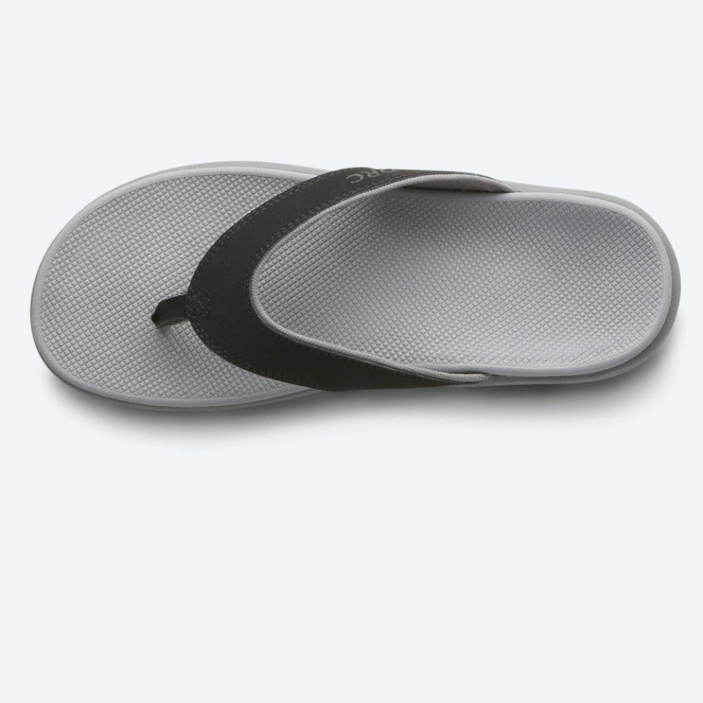 Dr Comfort Collin black comfort shoe top view showing upper and closure.