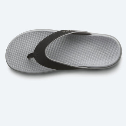 Dr Comfort Collin black comfort shoe top view showing upper and closure.