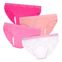 Bonds Girl's Bikini Brief Underwear Size 12-14 (Pack of 4)