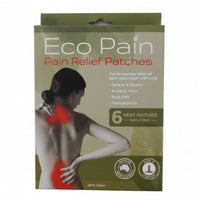 Eco Pain Eze Pain Relief Patches (9 x 13cm - Pack of 6)