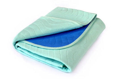 Caretex Aleva Washable Bed Pad (Waterproof)  1x1m+tuck-ins (Absorbs 3L)