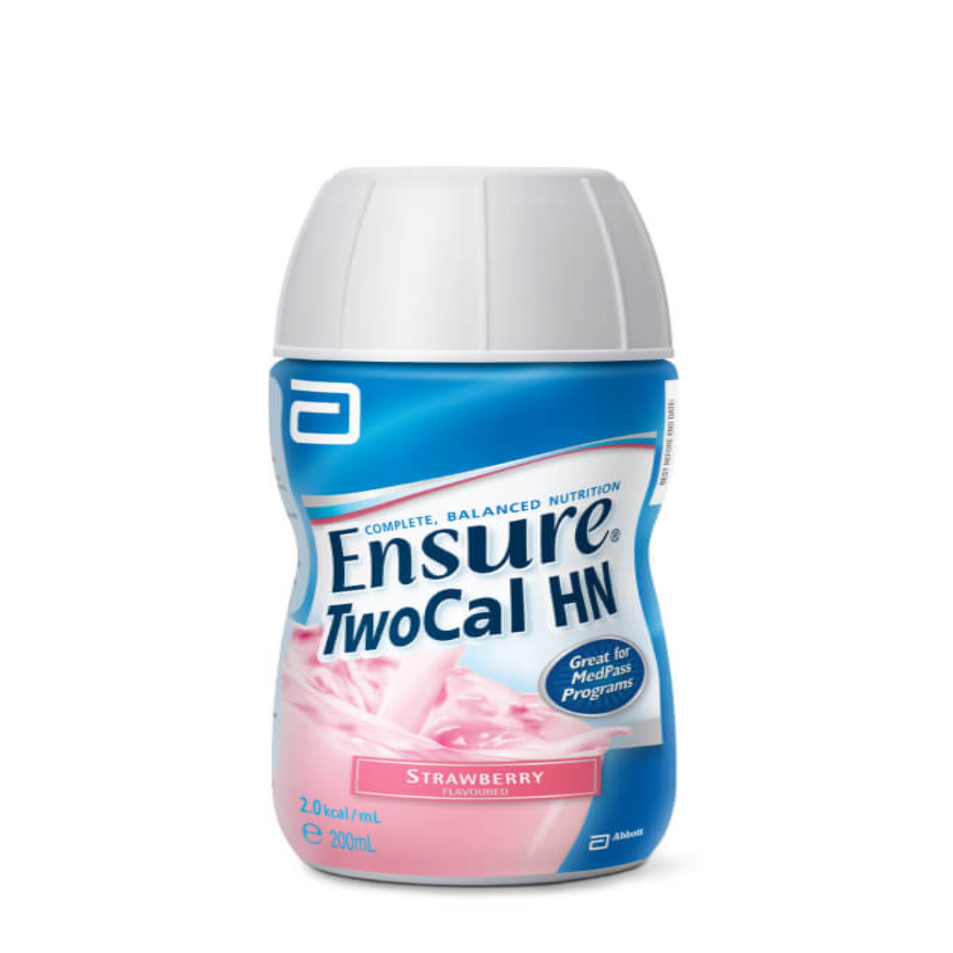 Ensure TwoCal HN Strawberry – High Energy & Protein Nutritional Supplement (200mL Bottle)