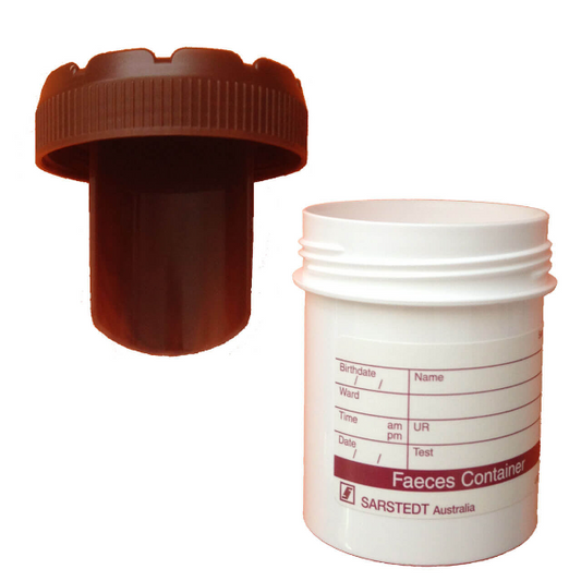 Container Faeces W/Spoon 70mL Title Default Title