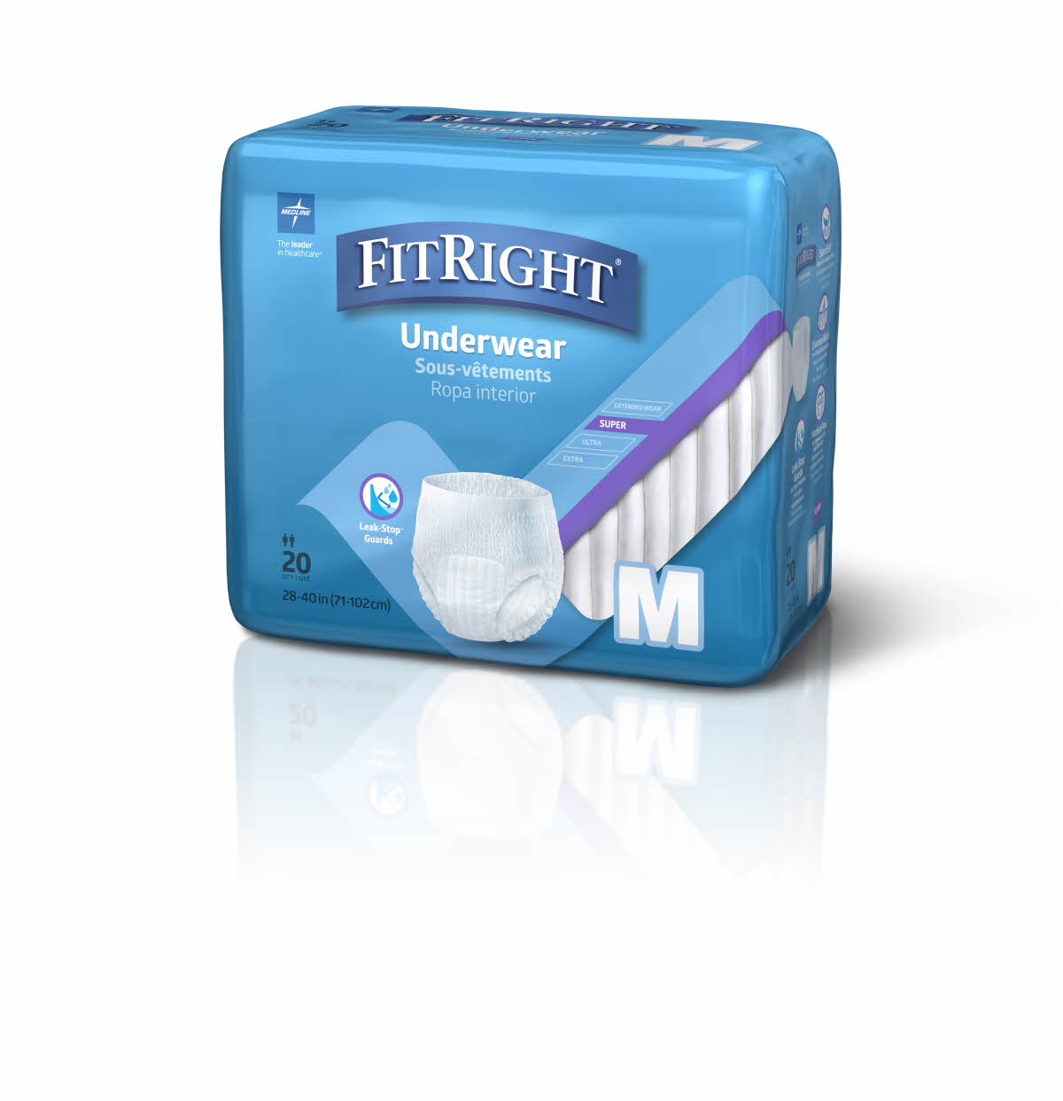 Medline FitRight Protection Plus Super Pull Up
