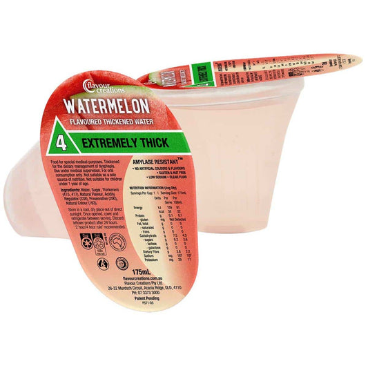 Flavour Creations Watermelon Flavoured Thickened Water 175mL (Tray of 24)