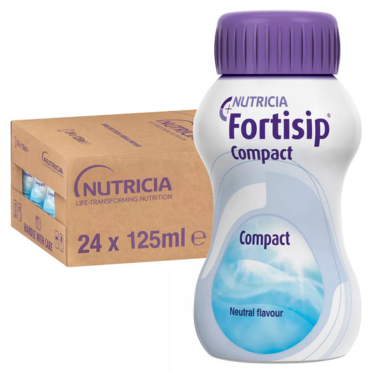 Fortisip Compact Neutral 125mL - Tray of 24
