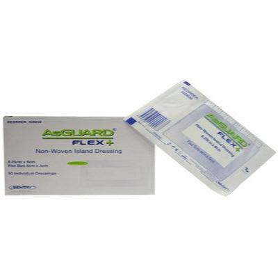 AsGUARD® Flex + Non-Woven Sterile Island Dressing Packaging Size 8.25 x 6cm - Box of 50