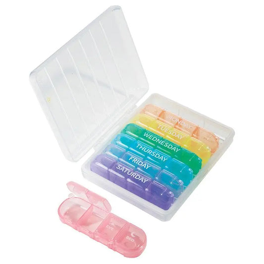Health & Wellness Removable 7-Day Tablet Organiser with Case (Each)